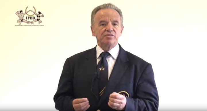 IFBB President - Dr Rafael Santonja speaks