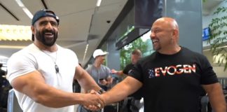 Hadi Choopan arrives Olympia