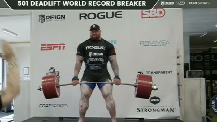 Hafthor Bjornsson deadlift record
