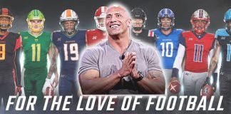 dwayne johnson xfl redbird