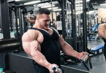 Nick Walker blasts chest, biceps and back Nick Walker blasts biceps