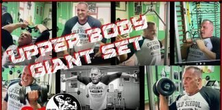 Milos Sarcev’s giant set upper body workout in Serbia Milos Sarcev's workout Serbia
