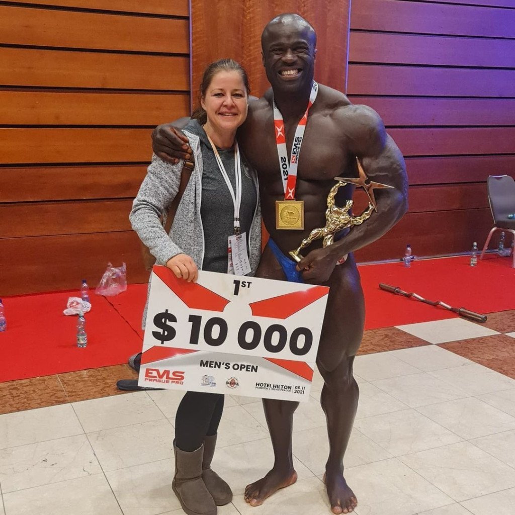 Samson Dauda wins Prague