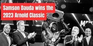 Samson Dauda wins the 2023 Arnold Classic Men’s Open title Samson Dauda Arnold Classic