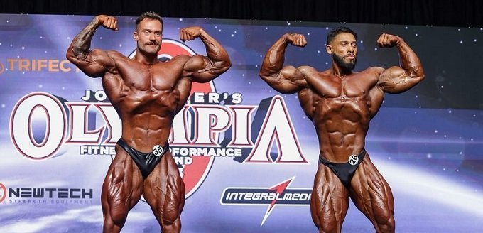 2023 Mens Physique Olympia Chris and Ramon prejudging Classic Physique Olympia Prejudging