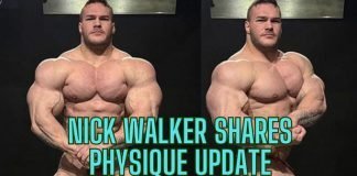Nick Walker shares physique update Nick Walker physique update