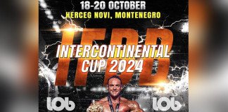 2024 IFBB Intercontinental Cup to be held in Montenegro